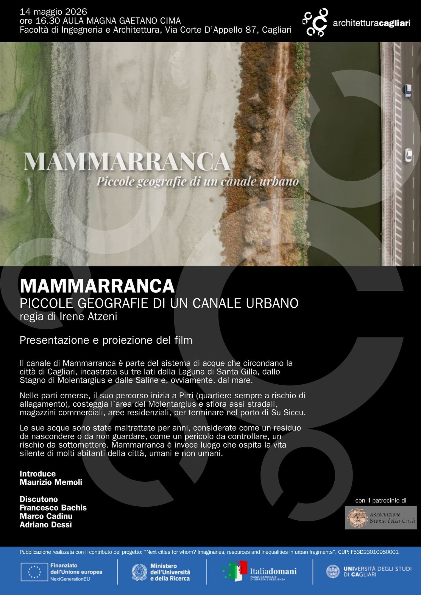 Locandina del film «Mammarranca. Piccole geografie di un canale urbano»