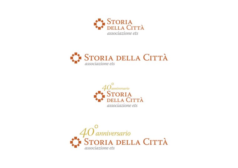 Il nuovo logo dell’Associazione Storia della Città: otto quadrati disposti a ottagono